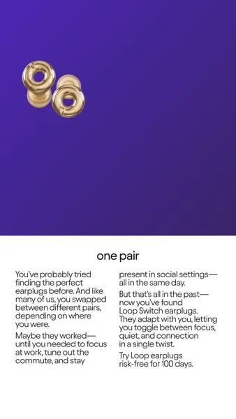 Loop advertisement
